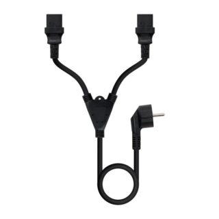 Nanocable Cable aliment. CEE7-M a 2xC13-H 3 m