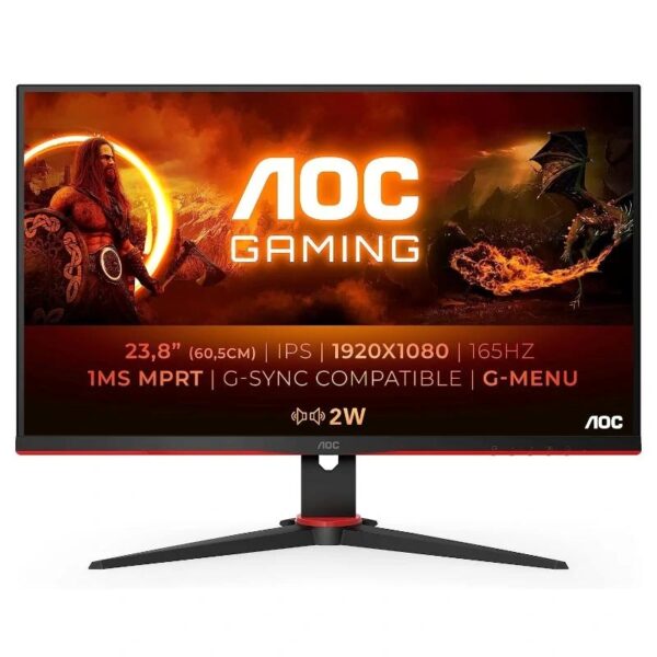 AOC 24G2SPAE Monitor 23.8" IPS165h 2HDMI VGA DP MM