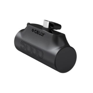 Celly Powerbank Compacta Usb-C 5000 mAh Negra