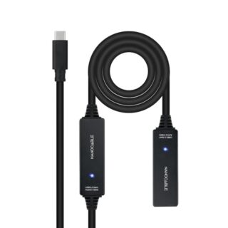 Nanocable Cable USB 3.2 amplif. C/M-C/H 10 m