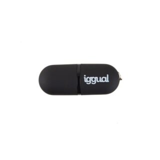 iggual Lápiz USB 2.0 16GB PEN16 negro con tapa