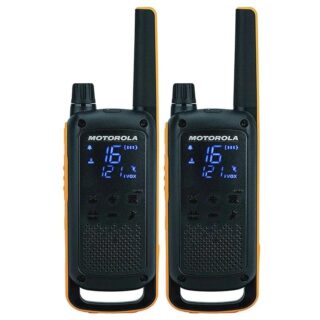 MOTOROLA T82 Extrem Walkie Talkie Duo UK con Adapt