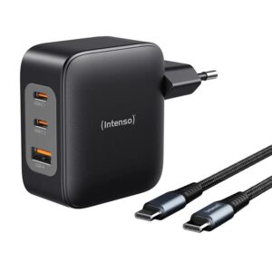 Intenso | KIT Cargador GaN W100ACC + Cable USB-C