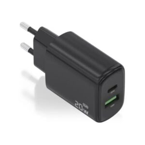 Aisens Cargador GaN 20W 1xUSB-C PD3.0 Negro