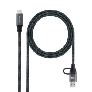 Nanocable Cable USB3.2 100W USB-C+A/USB-C 2 M
