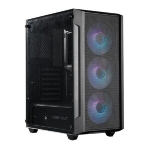 Keep Out Caja M-Atx KO XC-200 RGB USB3 Black Glass