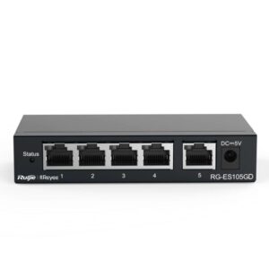Reyee Unmanaged Switch 5xGb RJ45 Steel Case