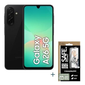 Samsung Galaxy A26 256GB 8GB Black+ protector SAFE