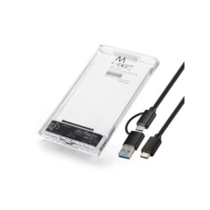 EWENT Carcasa USB3.2 Gen1 para SATA2.5"USB-C+A Tra