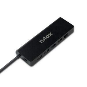 Nilox Docking Station UsbC 8 EN 1 Dual 4K 1000Mbps