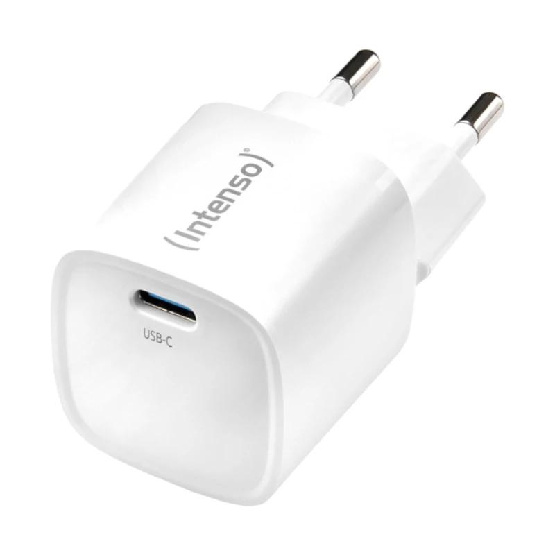 Intenso | Cargador pared GaN W30C² USB-C Blanco