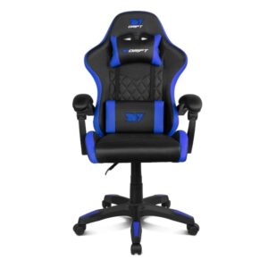 DRIFT Silla Gaming DR35 Negra-Azul Eléctrico