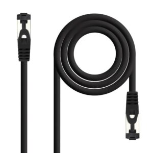 Nanocable Cable red Cat. 8.1 2GHZ SSTP Negro 1m