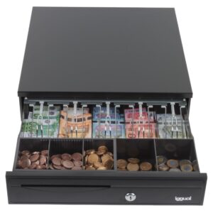iggual Cajón Portamonedas IRON-30 42cm 5+5 negro