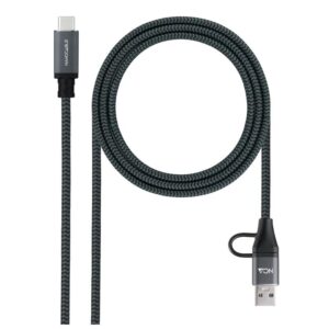 Nanocable Cable USB3.2 100W USB-C+A/USB-C 1,5 M