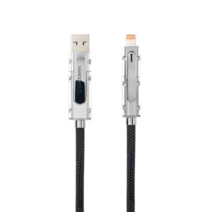 Nanocable Cable USB-C+USB-A/M LIGHTNING+USB-C/M 2M