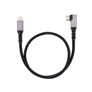 Nanocable Cable USB-C 3.2 GEN2 Acodado 100W 1 M