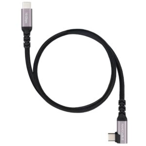 Nanocable Cable USB-C 3.2 GEN2 Acodado 100W 3 M