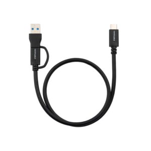 Nanocable Cable USB-C+USB-A/USB-C 3.2 GEN2 0.5M