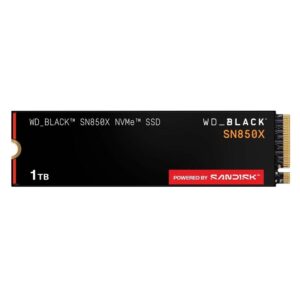 WD Black SN850X WDS100T2X0E SSD 1TB PCIe Gen4 NVMe