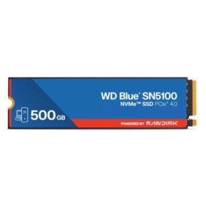 WD Blue SN5100 SSD 500GB NVMe Gen4 6600MB-s