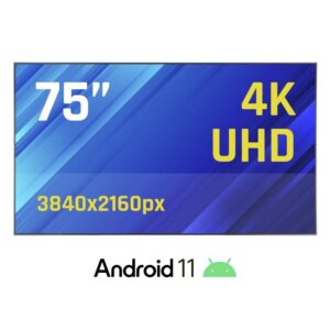 iggual Pantalla señalización 4K 75" Alto Brillo