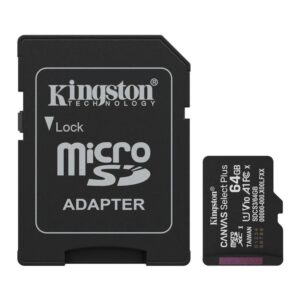 Kingston SDCS3/64GB microSDXC Gen3 100MB/s A1