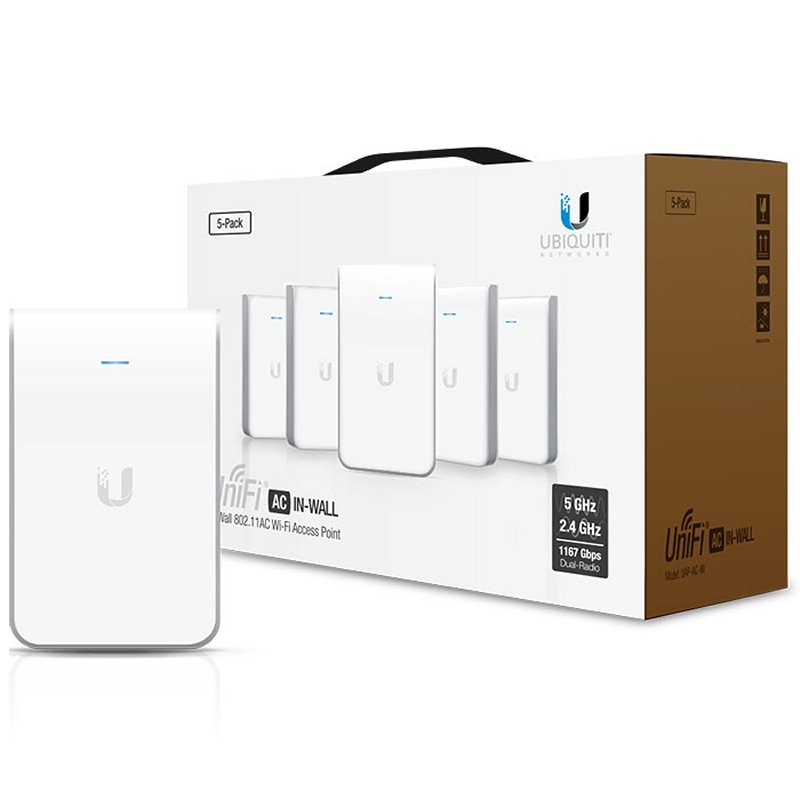 Ubiquiti UniFi AC In-Wall UAP-AC-IW-5 Dual Band Pa
