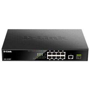 D-Link DGS-1010MP/E Switch 8xG PoE 1xG Up 1xG SFP
