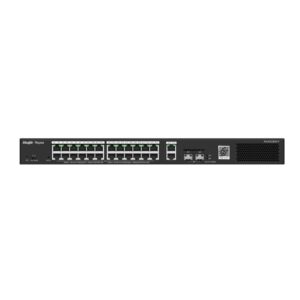 Reyee 28-Port Gigabit Smart POE Switch, 24 PoE/POE