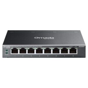 TP-Link ES208GP Switch 8xGbE PoE+ Acero Desktop