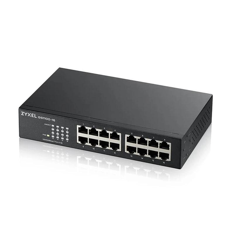ZyXEL GS1100-16S Switch 16xGbE DIP Selector