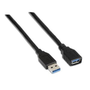 Aisens Cable USB 3.0 Tipo A/M-A/H negro 1.0m