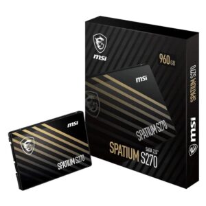 MSI SSD Spatium S270 960Gb 2.5" Sata 3 6Gbps