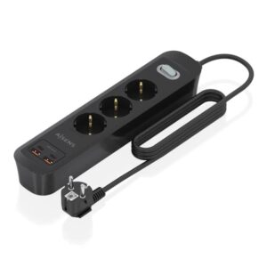 Aisens Regleta 3 tomas interruptor PD 2xUSBC 2xUSB
