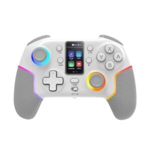 MARS GAMING Gamepad Tri-Modo LMGPV3W LCD Blanco