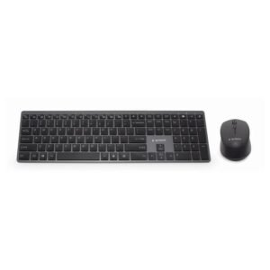 Gembird Kit Teclado+Ratón Inalámbr. Pro Slim Negro