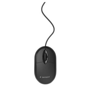 GEMBIRD Ratón óptico USB  3 botones cable Negro
