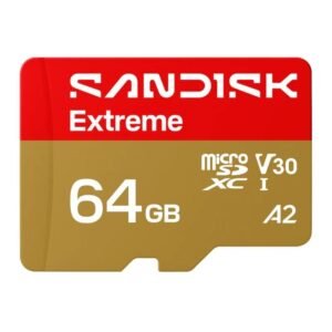 Sandisk microSDXC Extreme 64Gb uSD 170/80MBs +Adap
