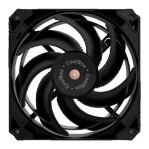 Coolbox Gaming Ventilador V12 PWM AUX 12Cm Negro